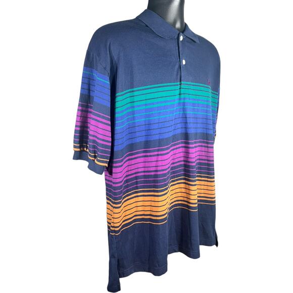 Knights Of The Round Table Striped Short Sleeve Polo - Picture 4 of 7